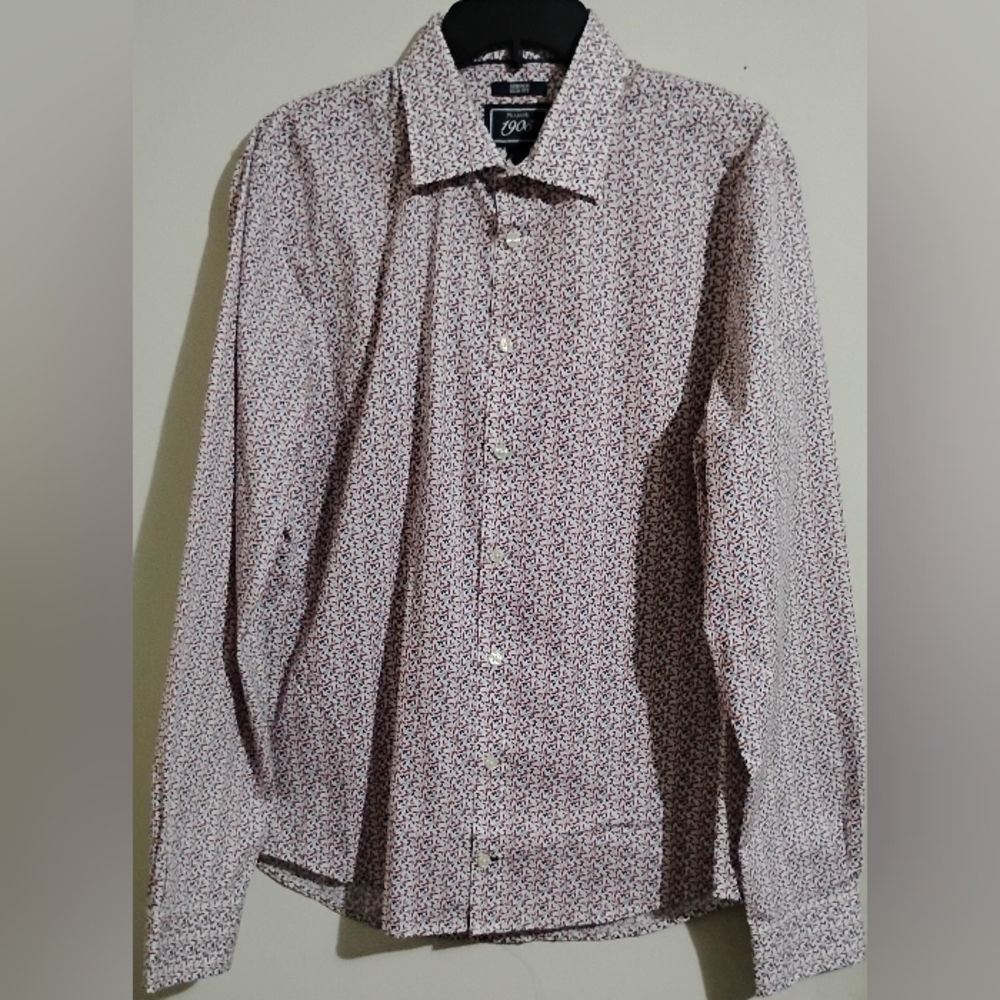 JOS. A. BANK 1906 Men's Size L  Button Down Shirt Floral Stretch Slim